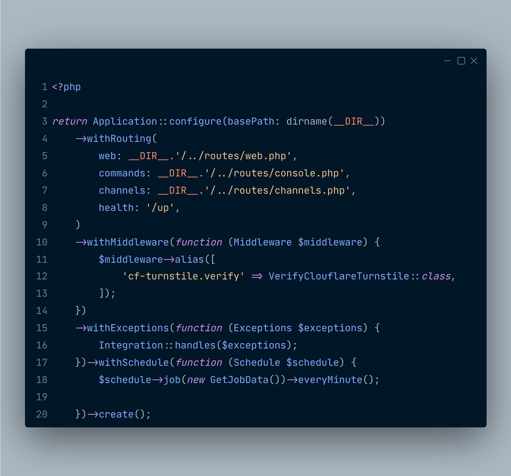 Laravel Code Example